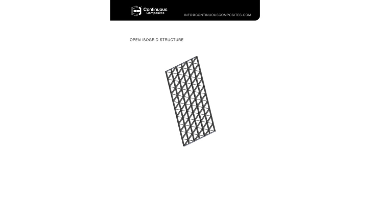 Continuous Composites为NASA增材制造CTE开放式等栅复合材料结构