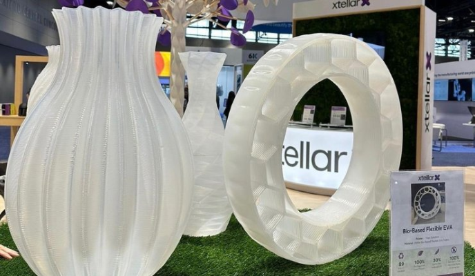 RAPID + 九游首次亮相后，Xtellar推出用于大尺寸3D打印技术的柔性生物基EVA颗粒
